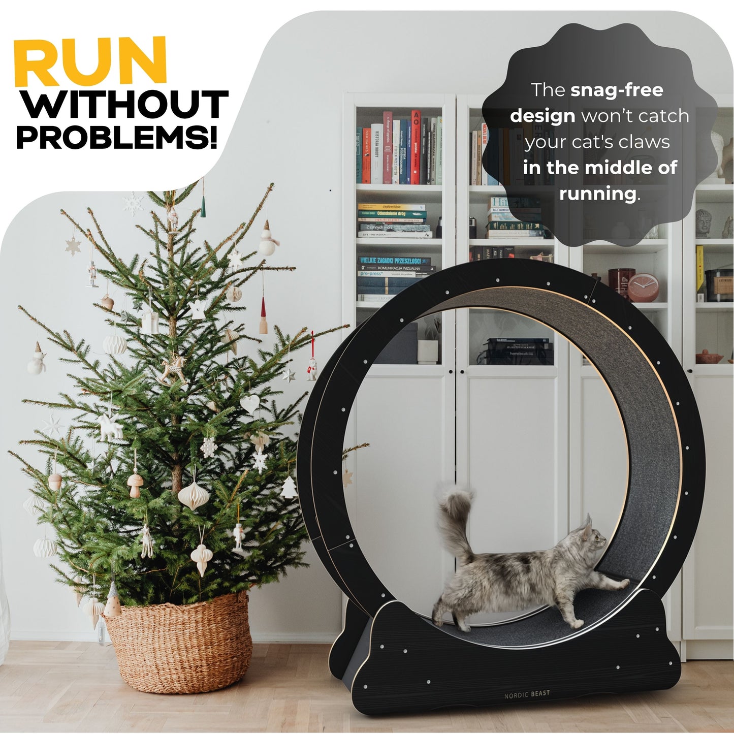 Replacement Carpet for Nordic Beast Cat Wheel (138.5'' x 14.55'')